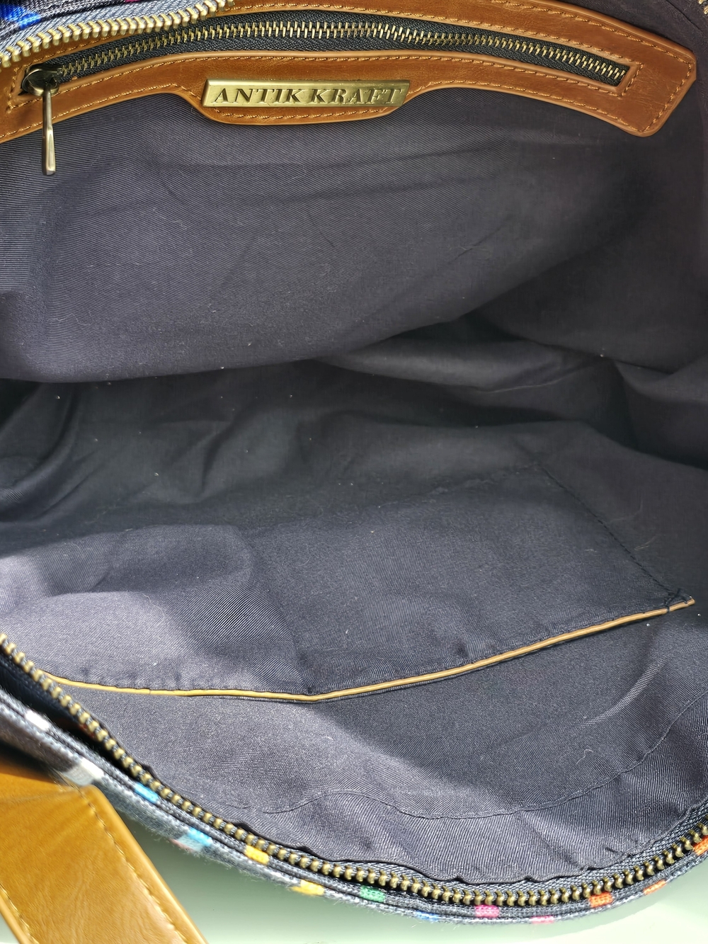 Antik Kraft Colored Pencil Canvas Tote Bag - Picture 6 of 7